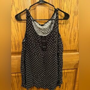 Torrid Fit And Flare Rayon Slub Sleeveless Top